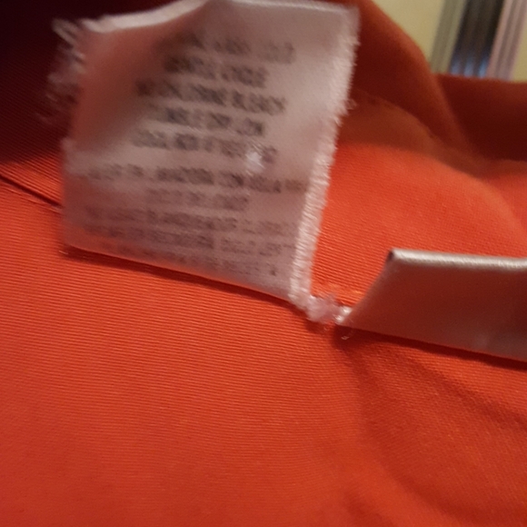[3/$30] Womans Orange blouse - Picture 5 of 5